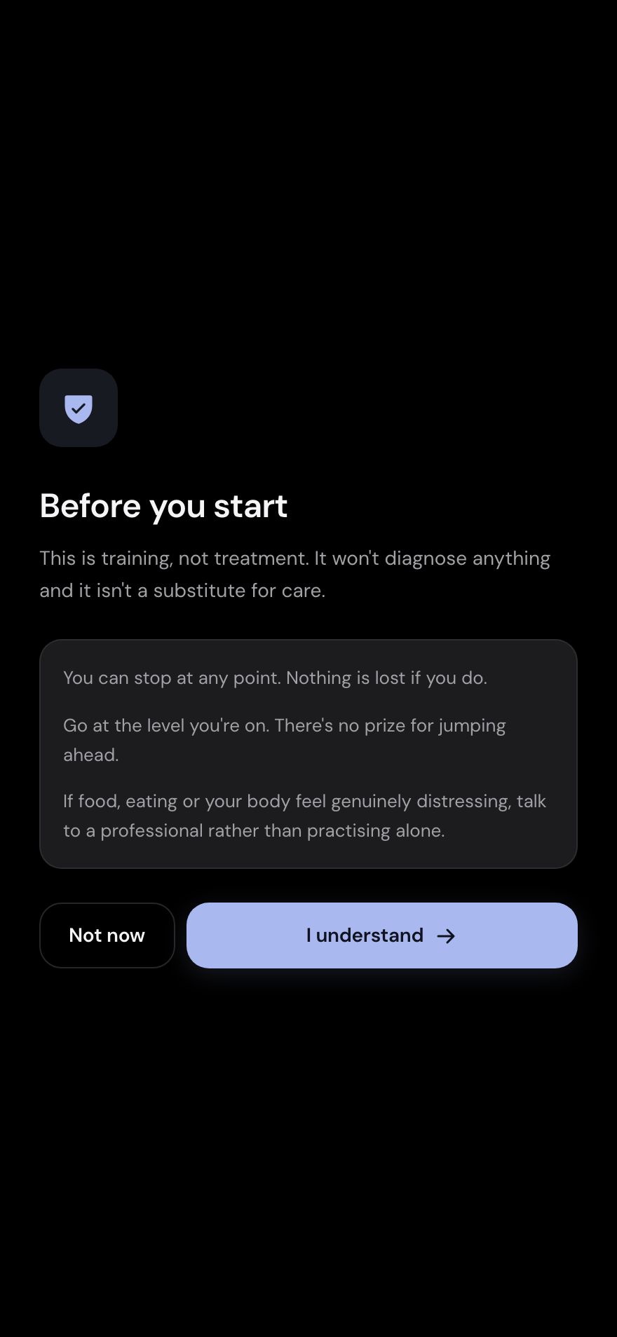 Before you start